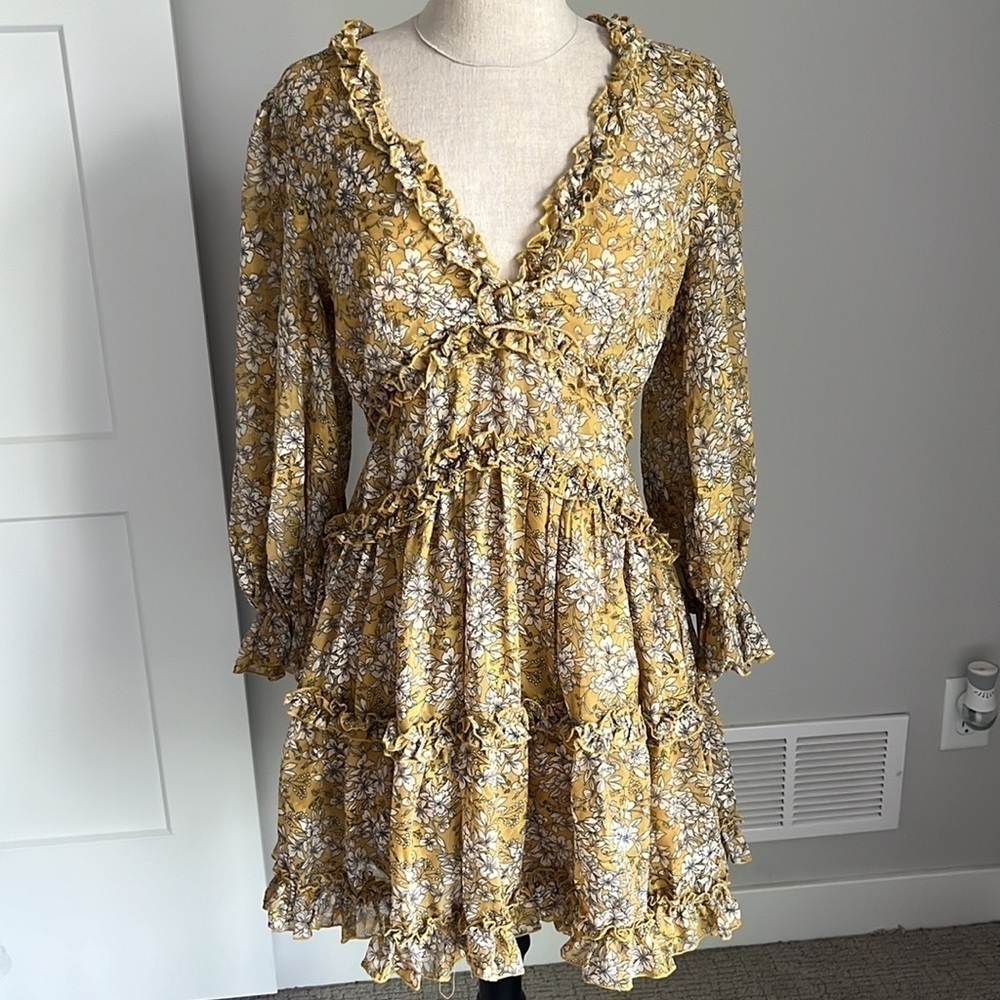 NWT Angel Biba Floral Dress Medium